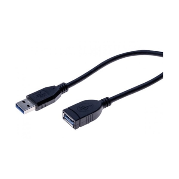 EXC 532461, 2 m, USB A, USB A, USB 3.2 Gen 1 (3.1 Gen 1), Svart