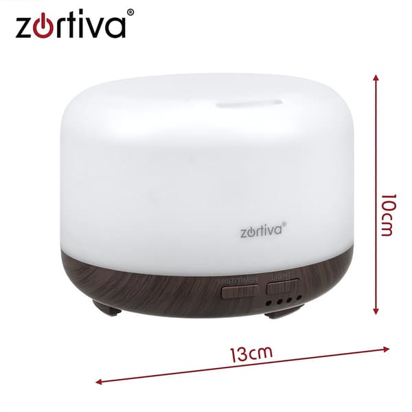 Aromdiffusor Luftfuktare 300 ml med fjärrkontroll, 7 ljusfärger, timer