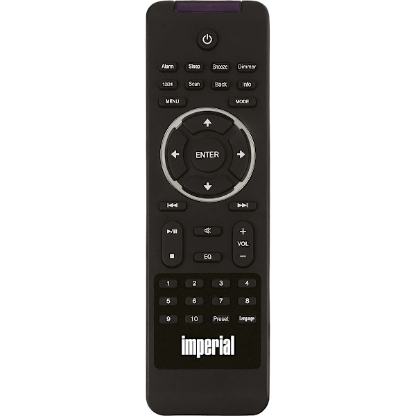 DABMAN i150 Compact Hybrid Radio för Internet / DAB+ / FM Svart