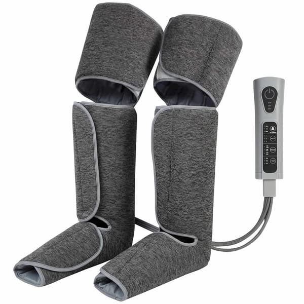 Benkompressionsmassageapparat med varme, 3 tilstande, 3 intensiteter