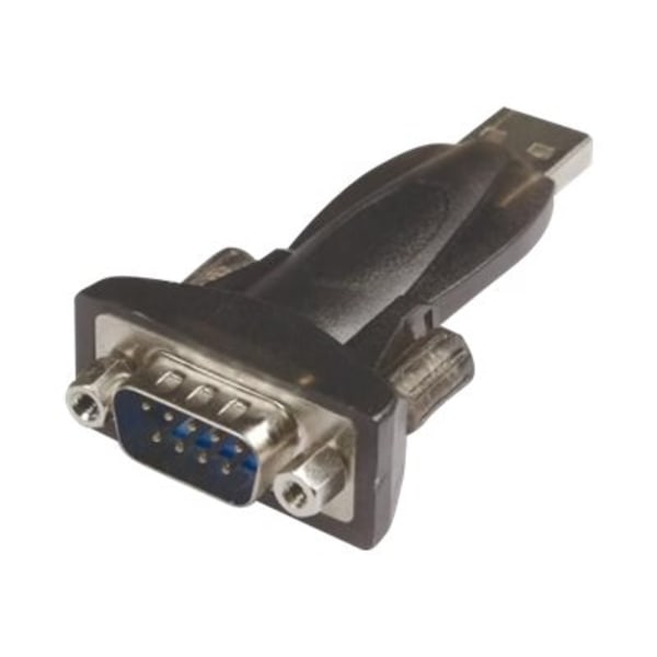 MicroConnect - Seriell adapter - USB 2.0 - RS-232 x 1 - svart