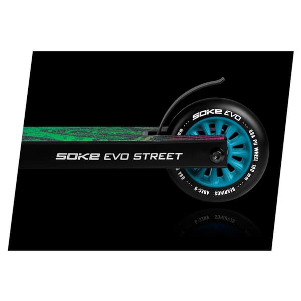 Blå hjul til scooter 100 mm, 2-pak