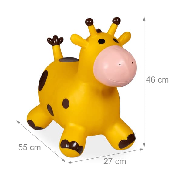 Hoppande djurgiraff