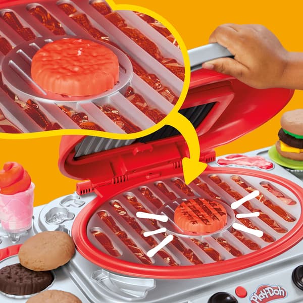 Play-Doh Sizzlin' Grill -leikkisetti ja 17 tarviketta