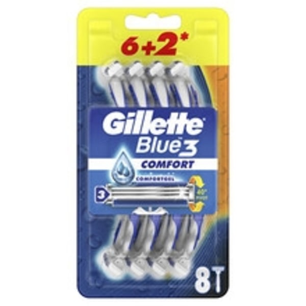 Gillette - Blue3 Comfort ( 6 + 2 pcs )