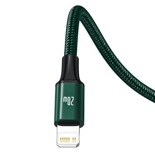 Rapid 3in1-kabel USB-C - USB-C / Lightning / micro USB 20 W 1,5 m grön