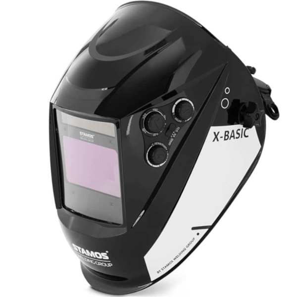 Automatisk svejsehjelmmaske med slibefunktion og farvefelt X-BASIC
