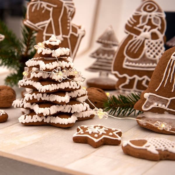 Julekageudstikkersæt - julekrybbe