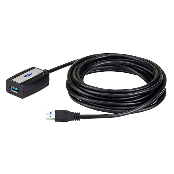 USB 3.0-Kabel USB A hona - USB A hane 5 m Svart