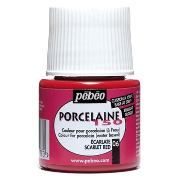 Pebeo Porcelæn 150 45 ml. - 06 Skarlagenrød