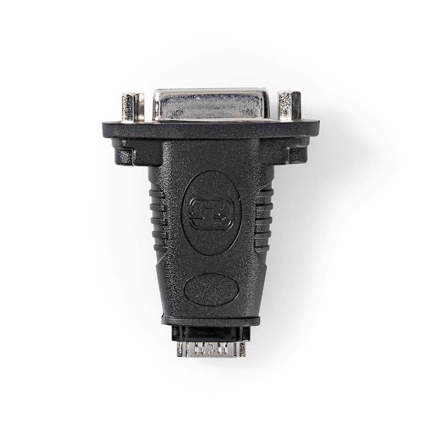 HDMI™ Adapter | HDMI™ Input | DVI-D 24+1-Pins Hun | Nikkelplateret | Lige | ABS | Sort | 1 stk. | Box
