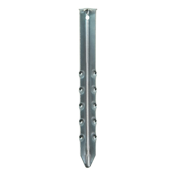 Tentpeg 30cm metalli uurrettu 2 kpl polybag