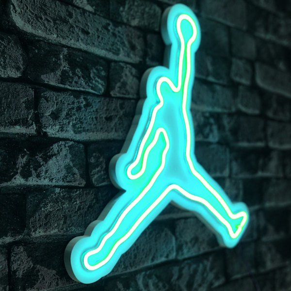 Dekorativ Plast Led Belysning Basketball - Blå