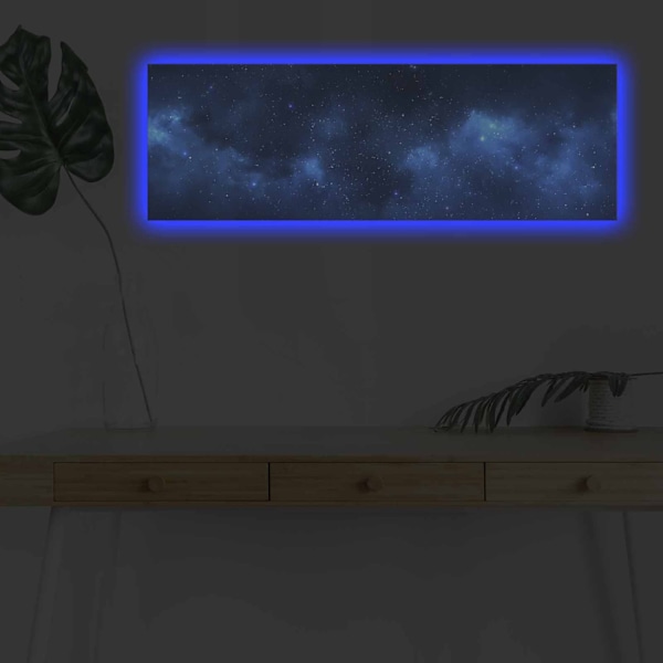 Dekorativ LED-belyst canvasmålning 3090NASA-017
