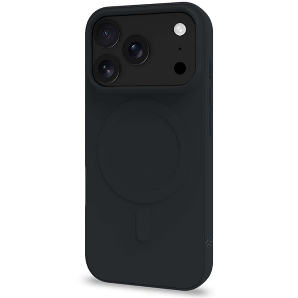 MagSafe-kompatibelt TPU-cover til iPhone 18/17 Pro, mørkesølv