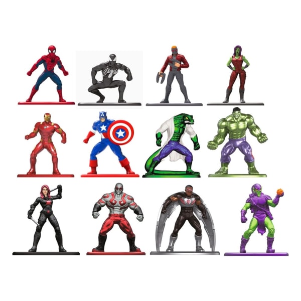 Marvel Nano Metalfigs Diecast Minifigurer 4 cm Sortiment Wave 1