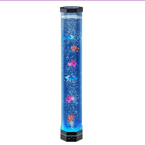 Boblerørslampe, 16 farver, 80 cm fjernsensorisk akvarium