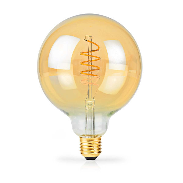 LED glødepære E27 | G125 | 3.8 W | 250 lm | 2100 K | Dimbar | Ekstra varm hvid | Retro stil | 1 stk.