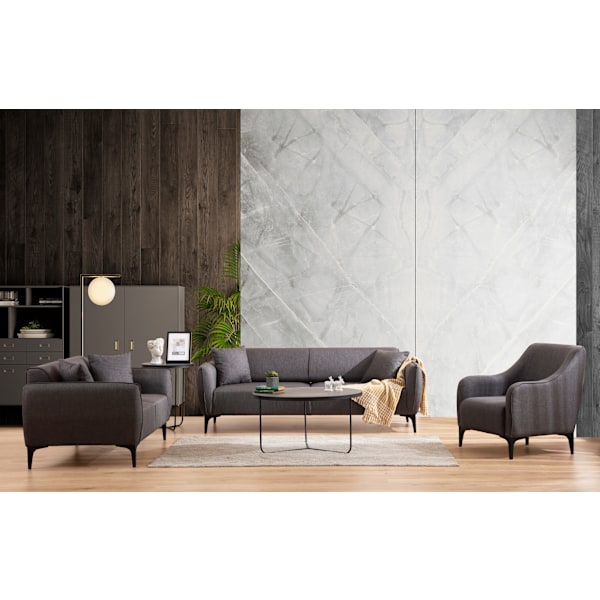 Wing Chair Belissimo - Mørkegrå
