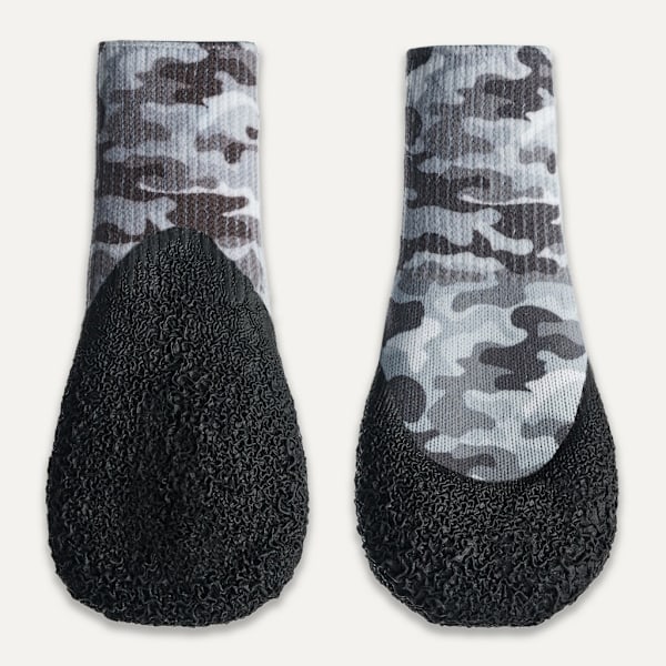 Gooeez Lites tryckta hundskor (4-pack) M Camo/Svart