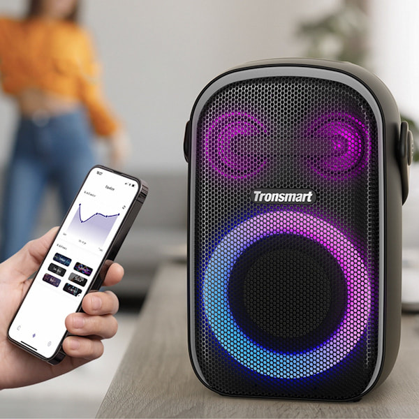 Langaton Bluetooth-kaiutin 60W Halo 100 musta