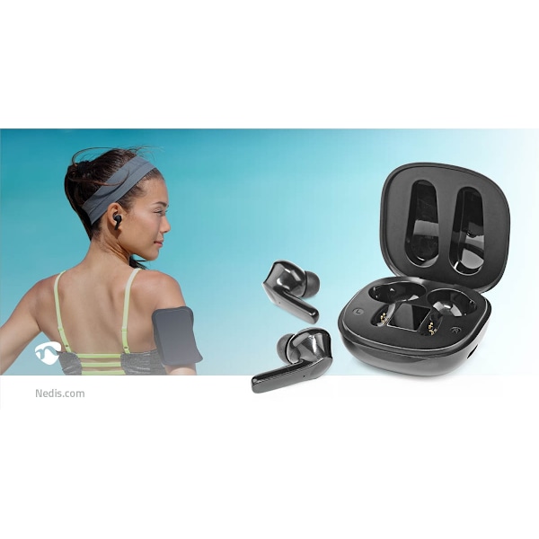 Fuldt Trådløse hovedtelefoner | Bluetooth® | Maksimal batteritid: 5 timer | Touch Control | Opladningsholder | Indbygget mikrofon | Understøtter stemm