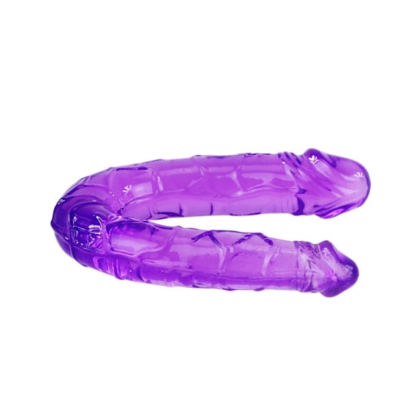 Baile - Dubbel Dildo I Lilac Flexible Jelly