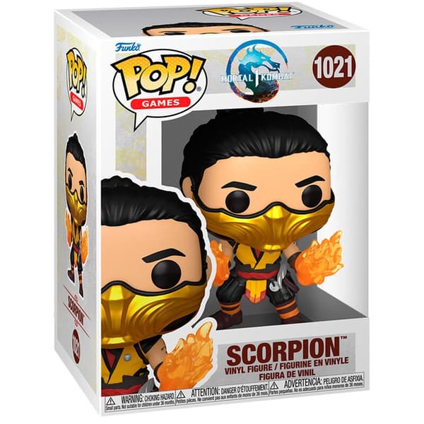 Mortal Kombat Scorpion Action Figur, 7-tommer samleobjekt