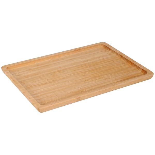 Bambus serveringsbakke, rektangulær 33x23 cm