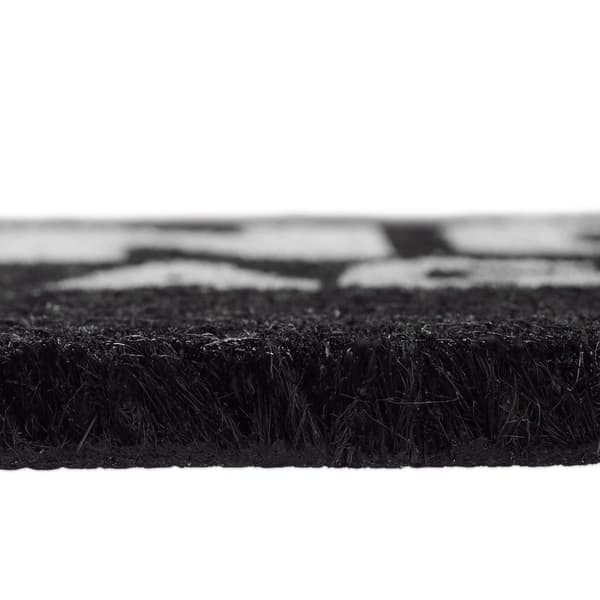 Dörrmatta kokosfiber "Åh nej ..."