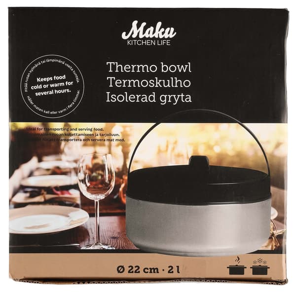 Isoleret termokande, 2 liters kapacitet