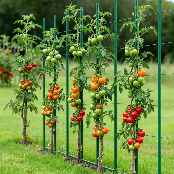 Tomatpinnar, 25-pack 1800 mm plastbelagd stål