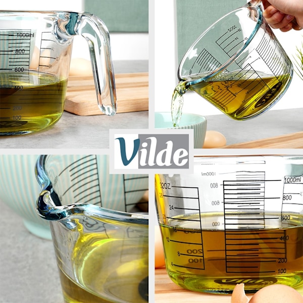 Köksmått i glas 1 l