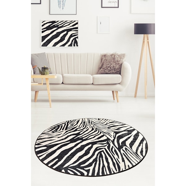 Tæppe (140 cm) Zebra