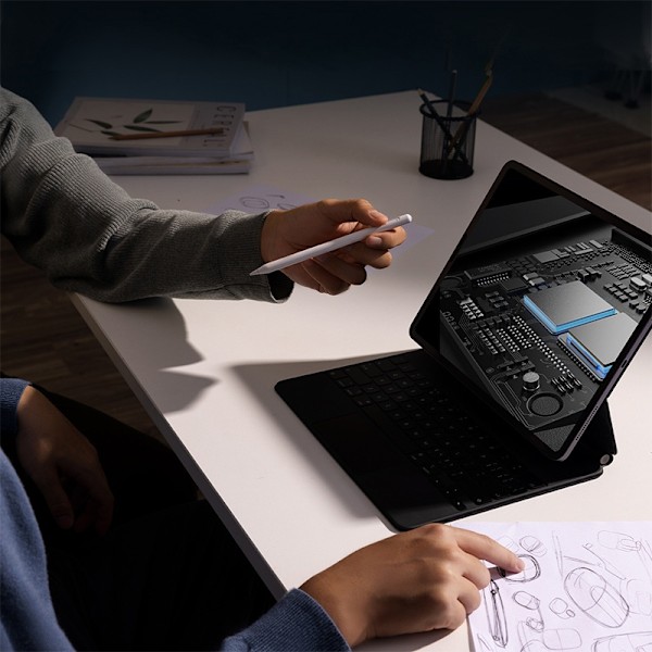 Stylus stylus til iPad med aktiv udskiftelig spids Smooth Writing 2 hvid