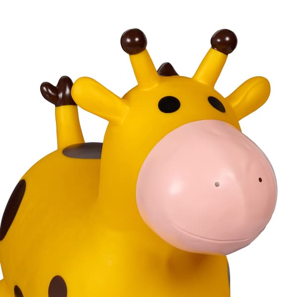 Hoppande djurgiraff