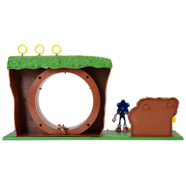 Sonic Green Hill Zone -leikkisarja figuureilla ja tarvikkeilla