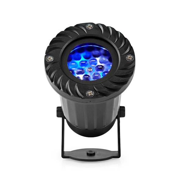 Koristeellinen Valo | LED lumihiutale projektori | Valkoisia ja sinisiä jääkiteitä | Sisä- tai ulkotila