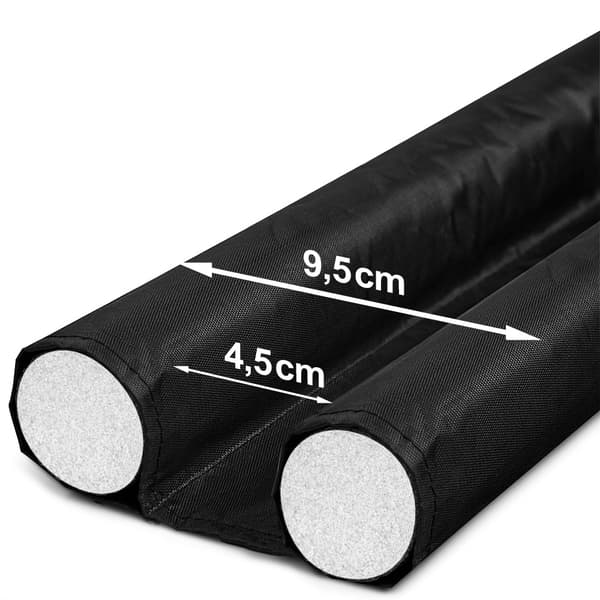 Træksikringssæt til dobbeltdøre, 3 dele, 95 cm, energibesparende