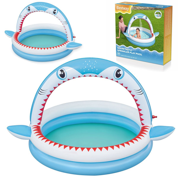 Oppustelig pool med sprinkler 163 x 127 x 92 cm Bestway 53157
