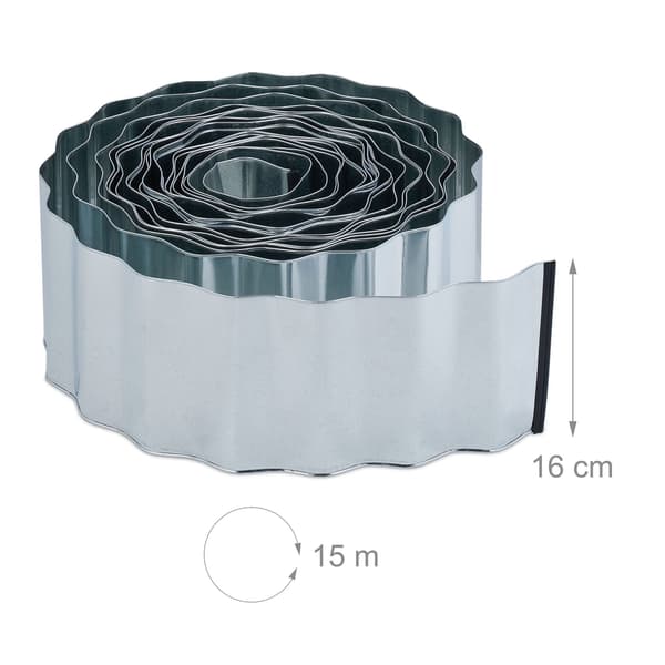 Metal græskanter 15 m