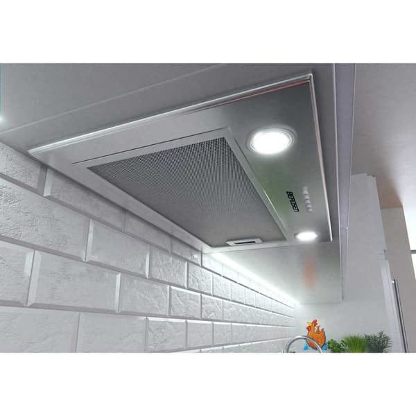 Underskabs emhætte 60 cm Rustfri BE-50