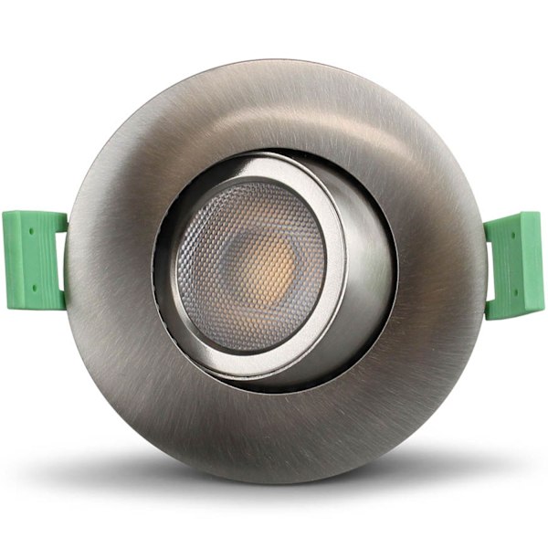 Ellen Infälld downlight Dim-to-Warm 520lm IP65 1-pack Borstad stål