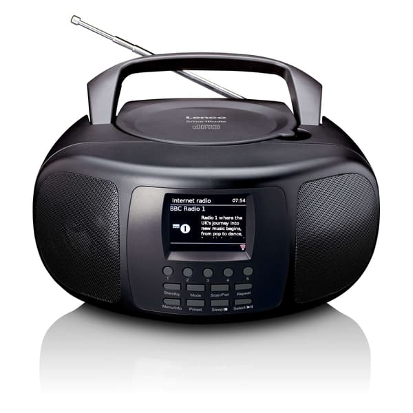 Kannettava SmartRadio, jossa DAB+/FM, Bluetooth ja CD-soitin