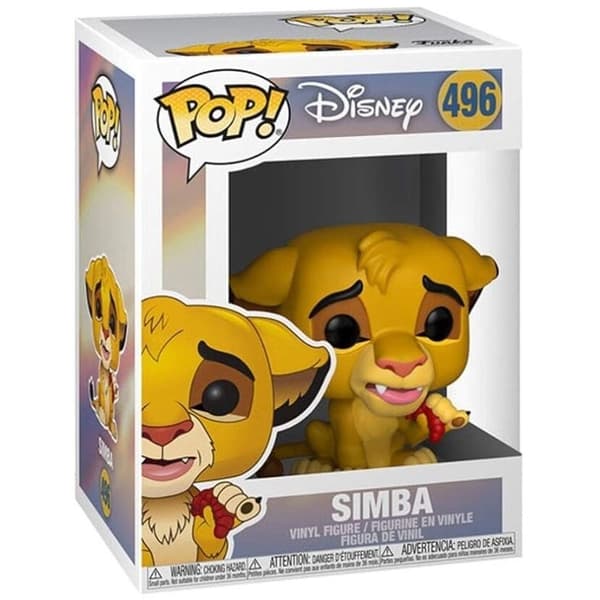 Løvernes konge Simba popfigur - samlerobjekt i vinyllegetøj