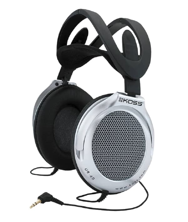 KOSS Hörlur UR40 Over Ear Silver
