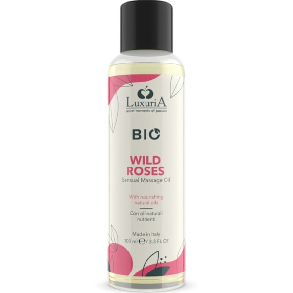 Intimateline Luxuria - Bio Wild Roses Massageolja 100 Ml
