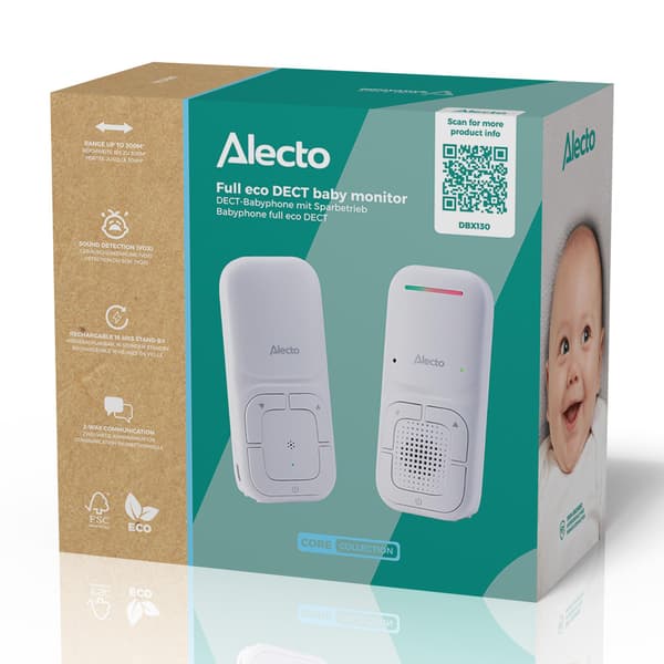 DECT-babyvakt med VOX, lång räckvidd och ekoläge