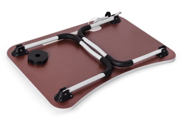 Laptopstativ sammenfoldelig bakke 60x40 cm lampeblæser ModernHome