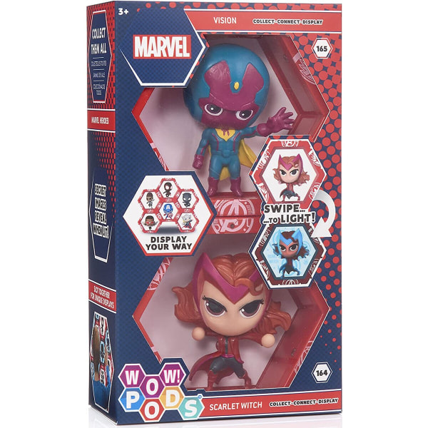 WOW! POD Marvel Vision + Scarlet led figursæt